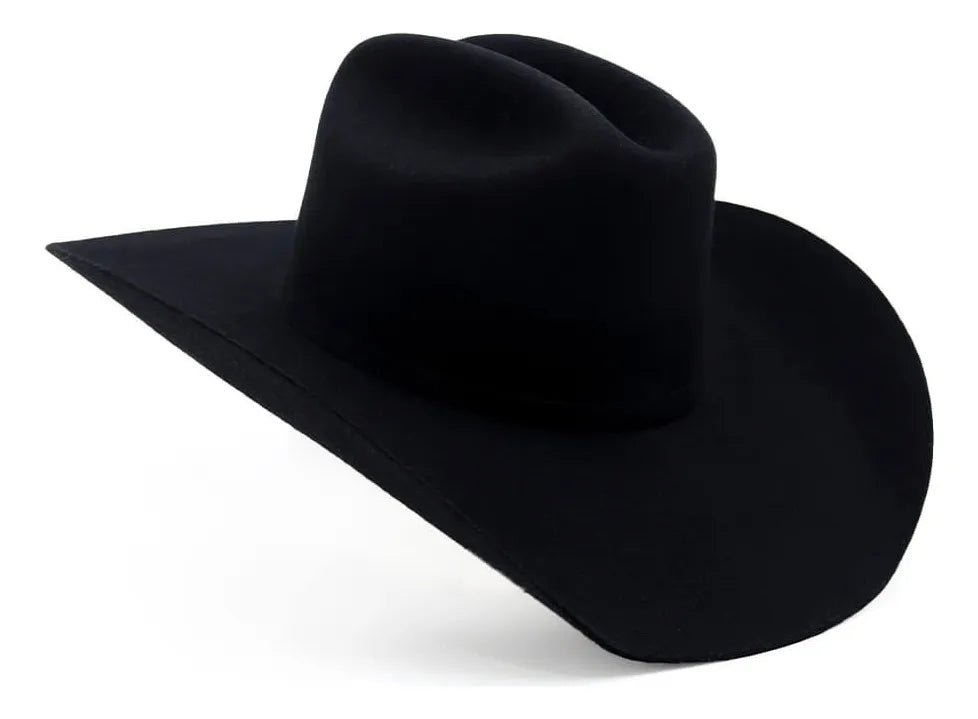 Texana Tombstone Roper Negra 20x Lana Extra Fina