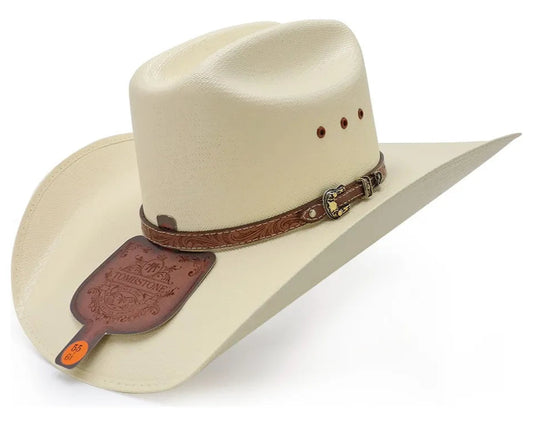 Sombrero Tombstone Roper Mauricio Sólido 100x Artesanal Fino